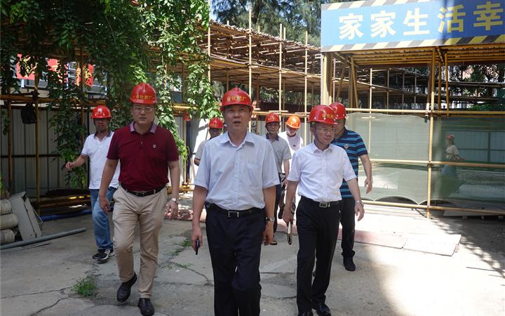 省国资委党委副书记孙维雄调研海南金城公司保障性住房项目